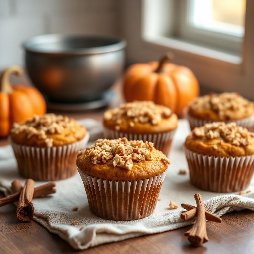 Pumpkin Streusel Muffins